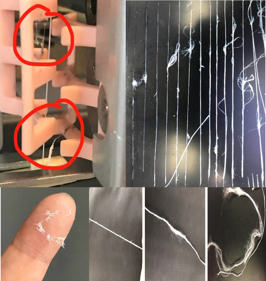 filament fuzz defect